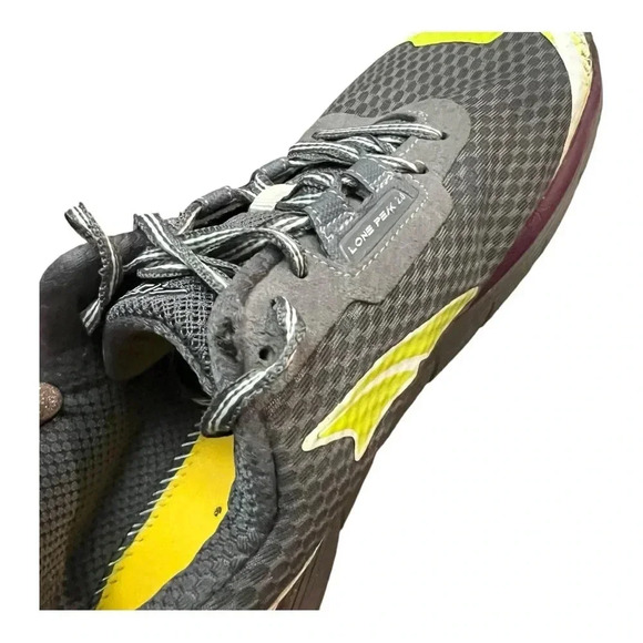 Altra Lone Peak 2.0 A2453-1 Women Gray Canvas Low Top Athletic Running Shoe 10.5 - Picture 6 of 12